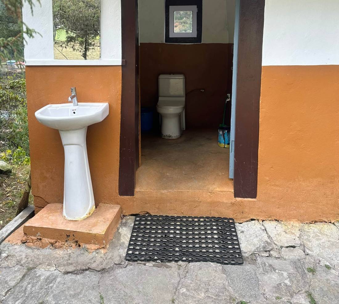 Western style sit-down toilets are a huge luxury in the Everest region! |  <i>Sarah Higgins</i>