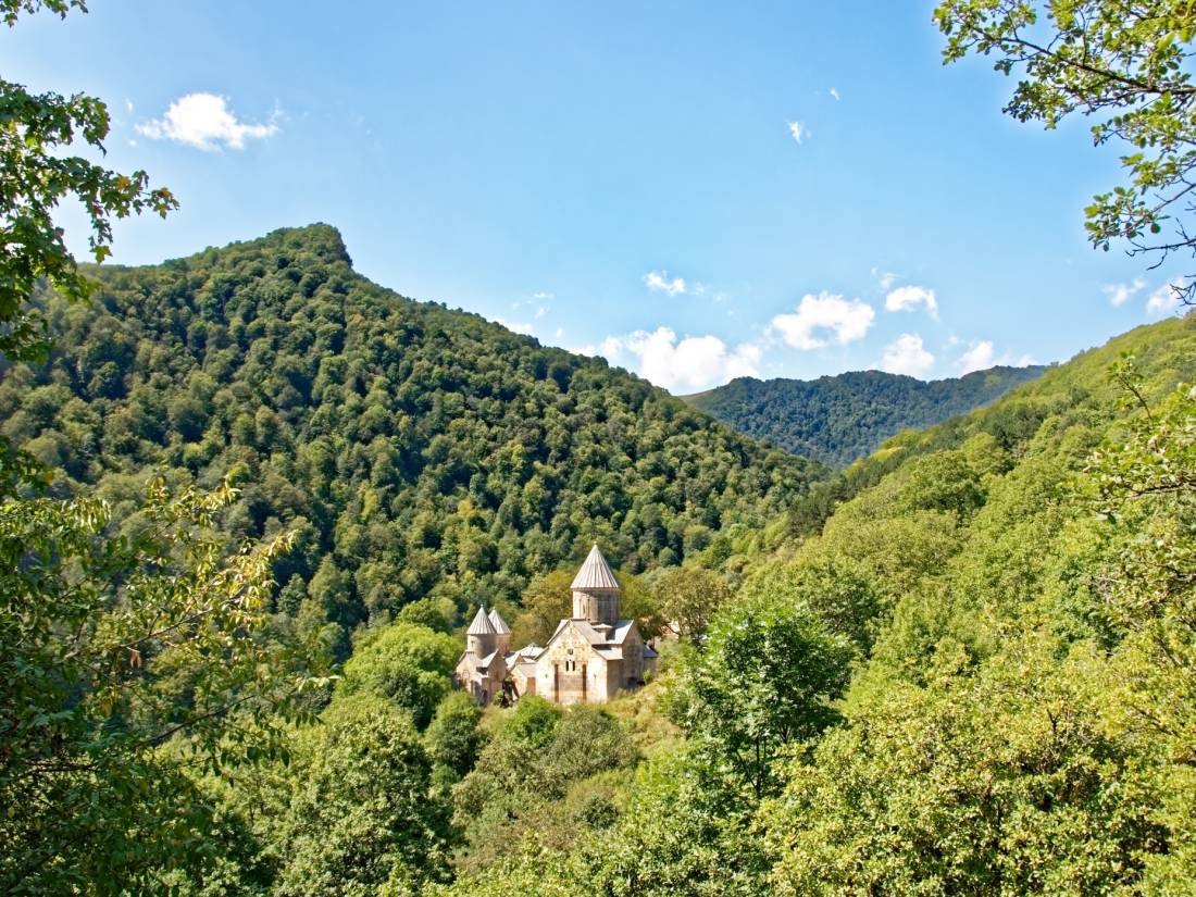 Haghartsin monastery near Dilijan, constructed between the 10th and 13th centuries.