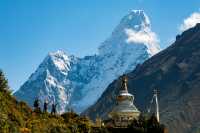 Trekking from Namche Bazaar to Thyangboche in the Everest region | Lachlan Gardiner